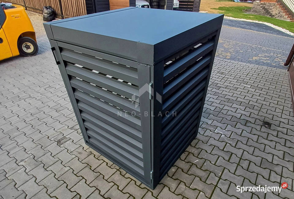 Osłona pompy ciepła 70x70x110 antracyt Zabudowa Konin