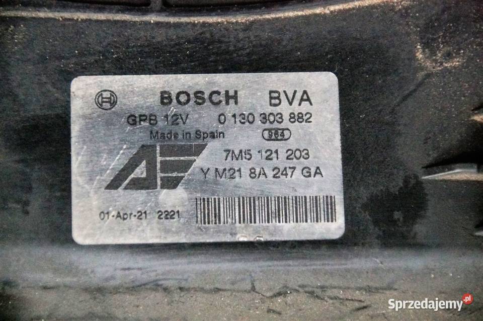 PAS PRZEDNI CHŁODNICE FORD GALAXY 0130303882 Pozostałe Lipno