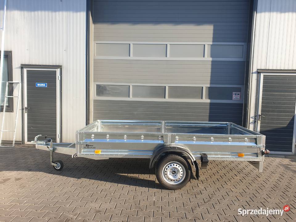 Przyczepka samochodowa 300x156 750 PRODUCENT burtowe