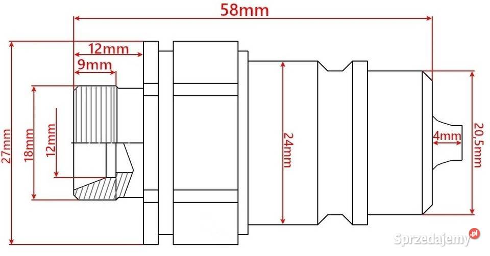 Szybkozłącze Hydrauliczne Złącze EURO Wtyczka Solec Kujawski