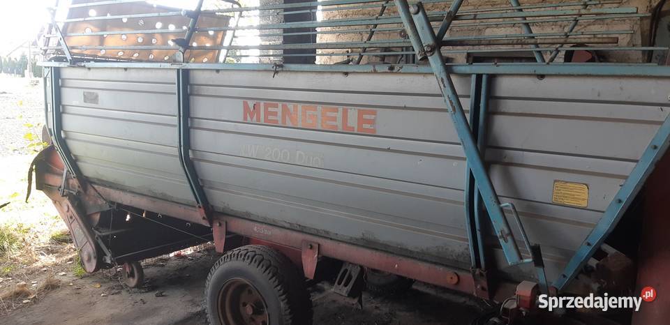 Przyczepa samozbierająjca Mengele LW200 Duo śląskie Bieruń