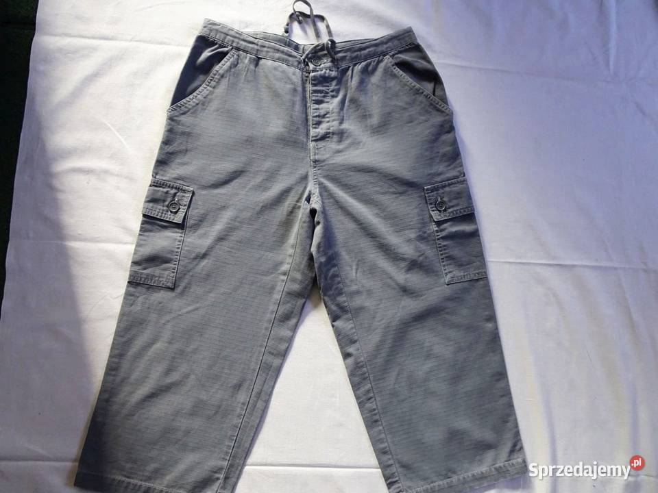Old Navy spodnie bojówki 40 L szary/srebrny Nowy Sącz