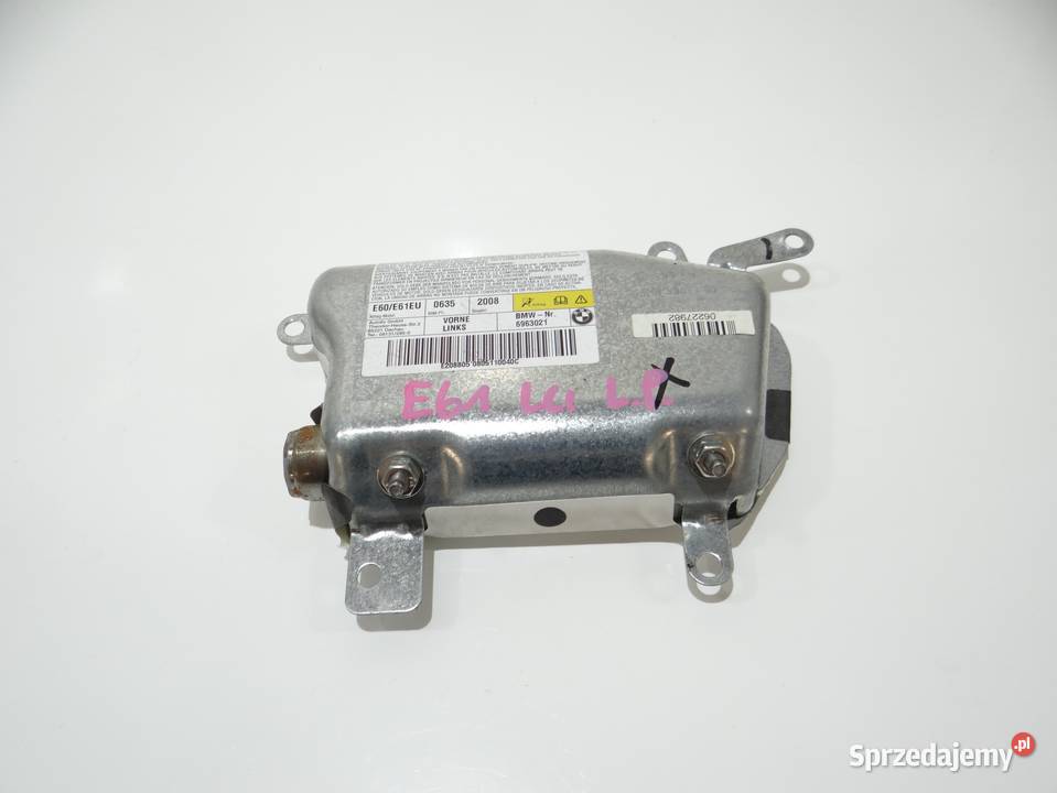 PODUSZKA AIRBAG DRZWI LEWY PRZÓD BMW E60 E61 osobowe Strzyżewice