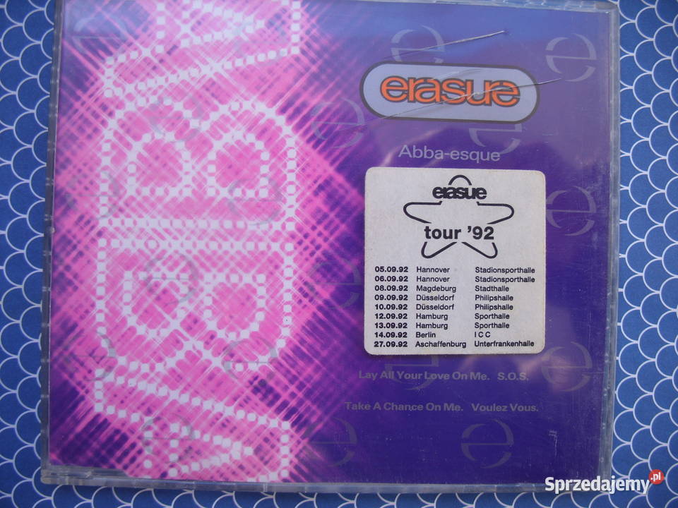 Rock simgiel CD ABBAESQUE ERASURE 1992 Wołów