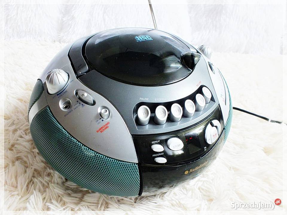 Radioodtwarzacz AudioSonic CD429 na kasety Żary