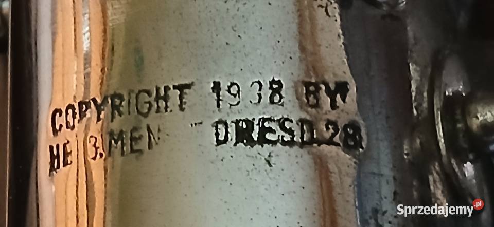 Stary mosiężny saksofon z lat 30 tych Niemcy Kraków