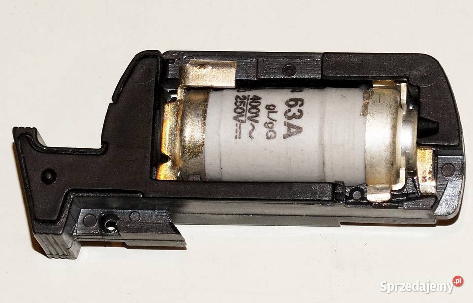 Wtyk bezpiecznikowy ZSLS wkładka D02 gLgG 63 A Elektronika śląskie Gliwice