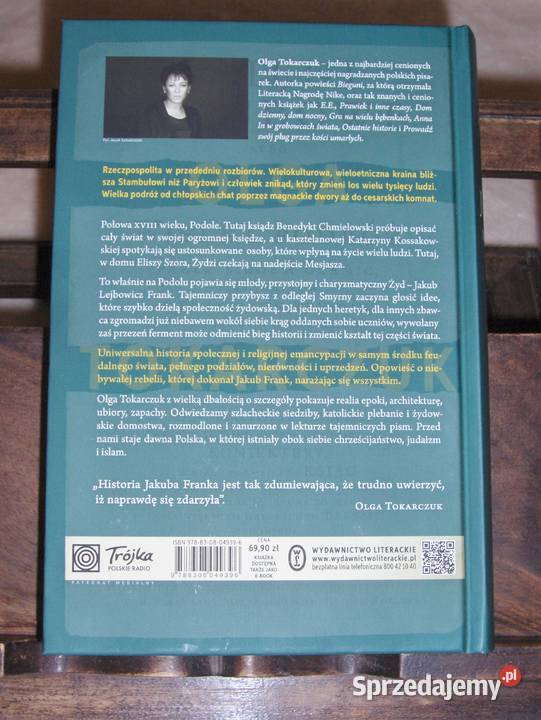Olga Tokarczuk Księgi Jakubowe NOWA Łódź sprzedam