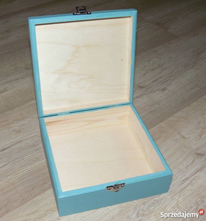 Drewniane pudełko szkatułka na biżuterię herbatę Warszawa sprzedam