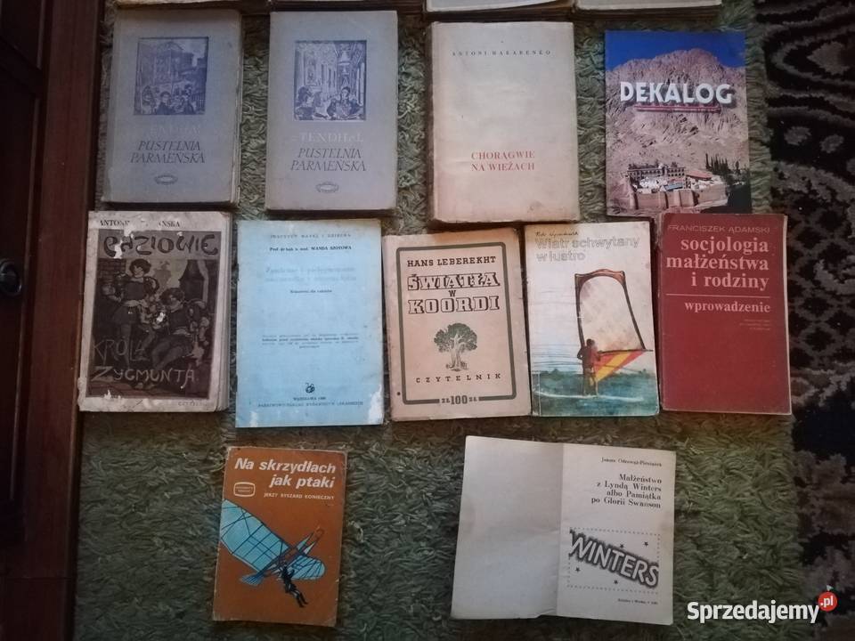Stare książki Hugo Tołstoj Stendhal Makarenko Kręćkowo sprzedam