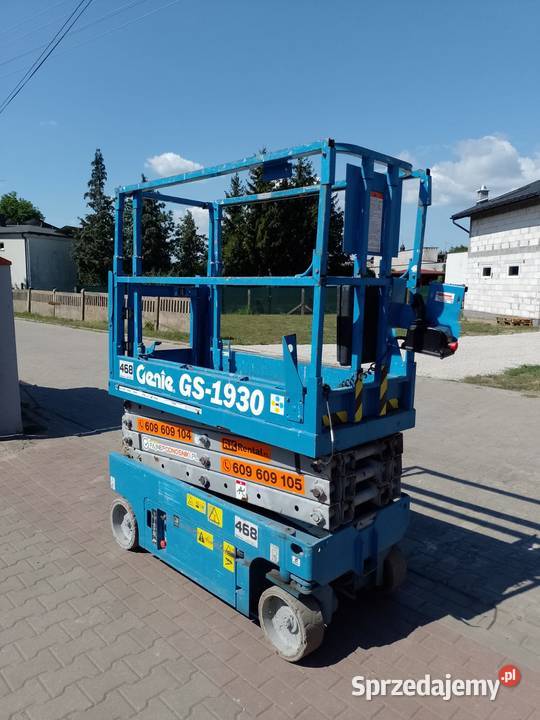 Sprzedam podnośnik nożycowy Genie GS1930 2007 kujawsko-pomorskie Bydgoszcz