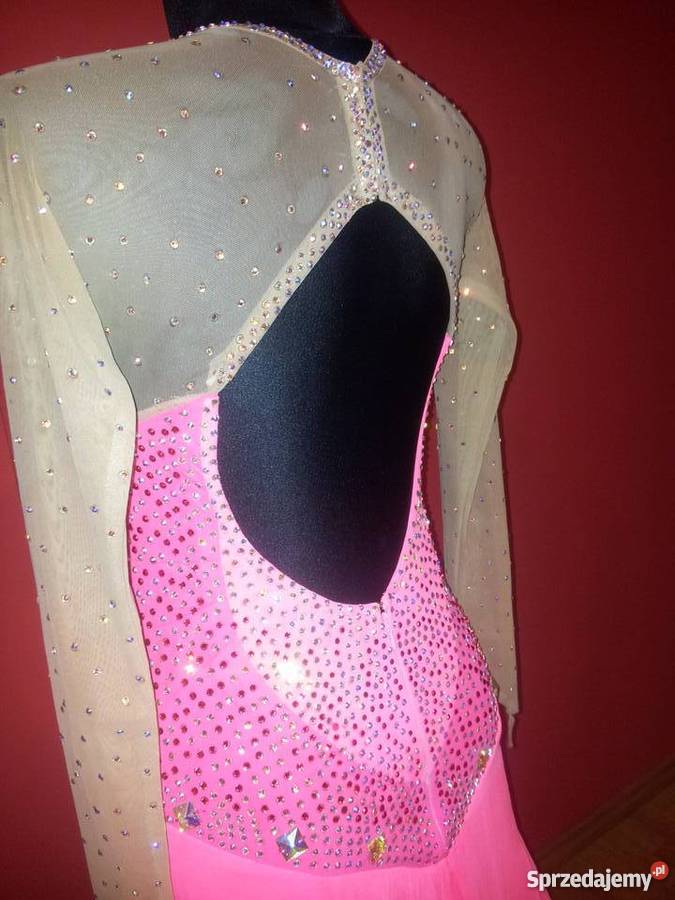 BOGATO zdobiona sukienka do tańca BAS TANIO Kluczbork