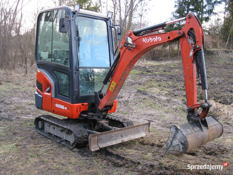 Minikoparka Kubota KX 0164 z 2015 r 0184 0194 sprzedam