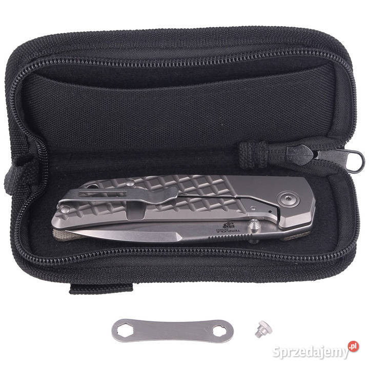 Nóż składany MKM Maximo Black Micarta Stone Turystyka Warszawa