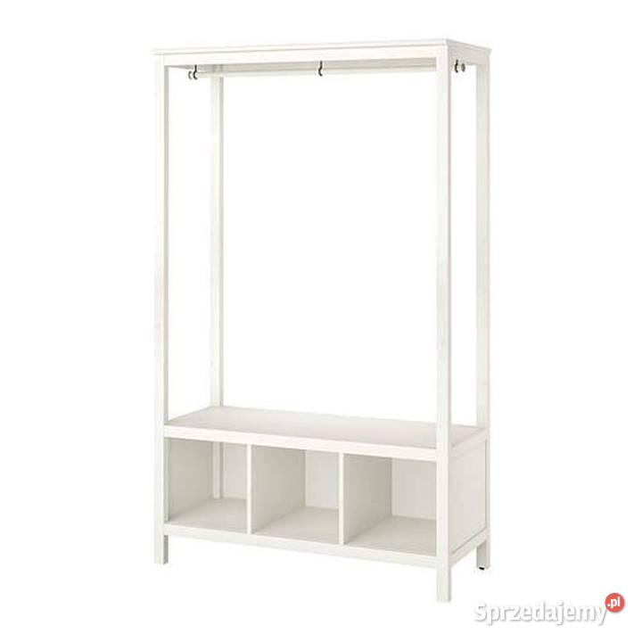 Szafa drewniana otwarta biała Ikea Hemnes komoda 50cm Chrzanów