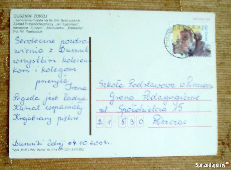 DUSZNIKI ZDRÓJ M IN SANATORIUM CHOPIN I BELWEDER Piszczac