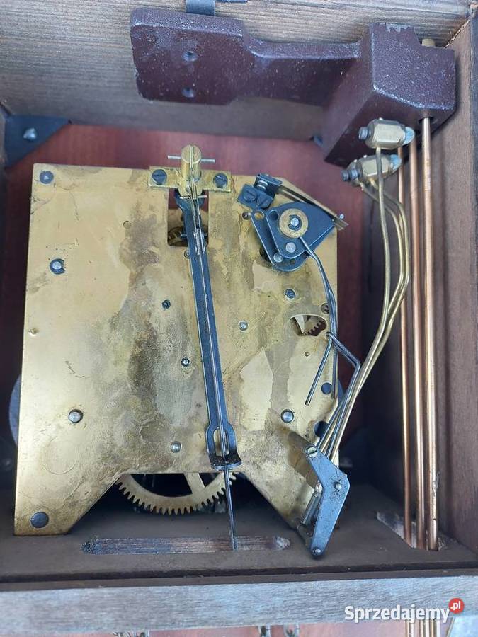 175 Stary zegar ścienny wagowy łańcuchowy lata Zegary Tczew sprzedam