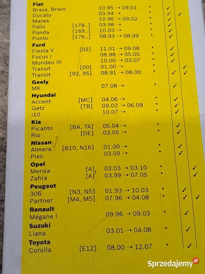 Wycieraczki Bosch ECO 55 Białystok