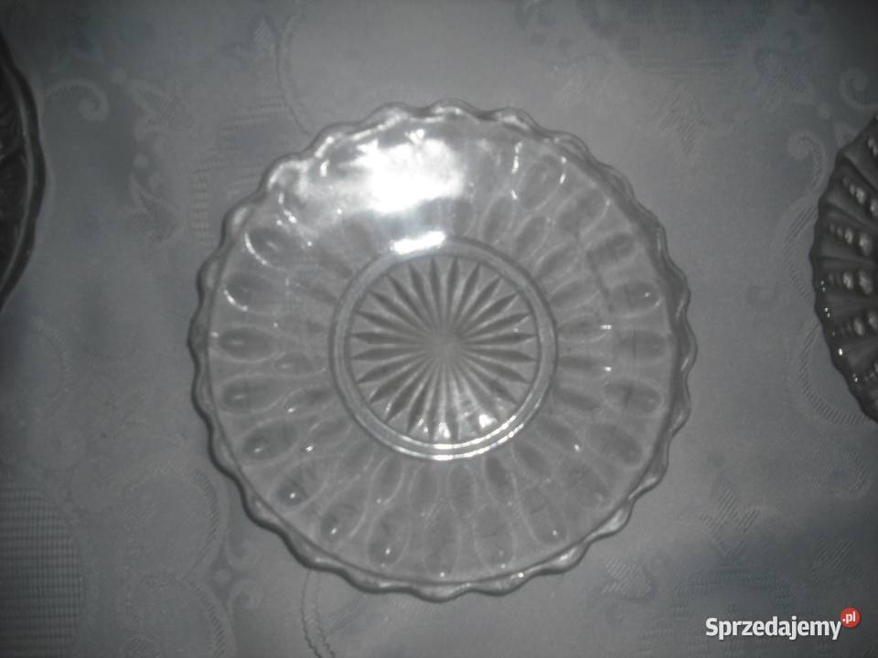 Talerzyki deserowe szklane NOWE Warszawa sprzedam