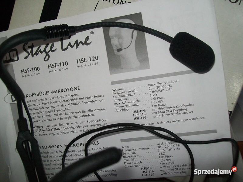 PROFESJONALISTÓW HEAD WORN MICROPHONE HSE110 Myślenice sprzedam