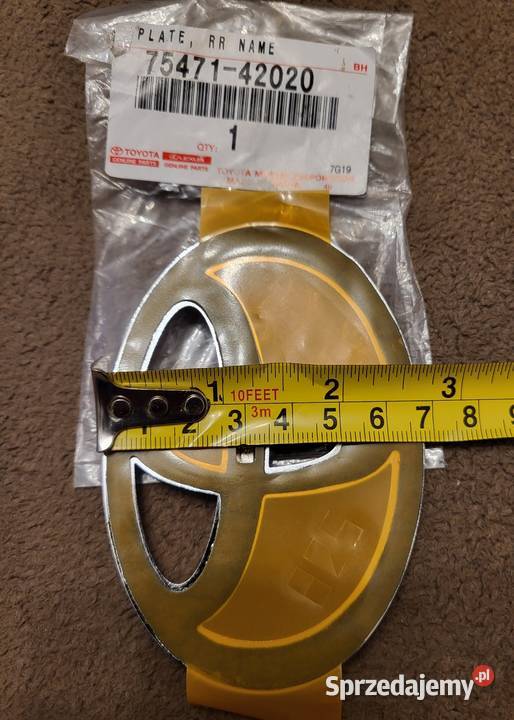 Toyota Rav4 Emblemat Znaczek Logo tył 7547142020