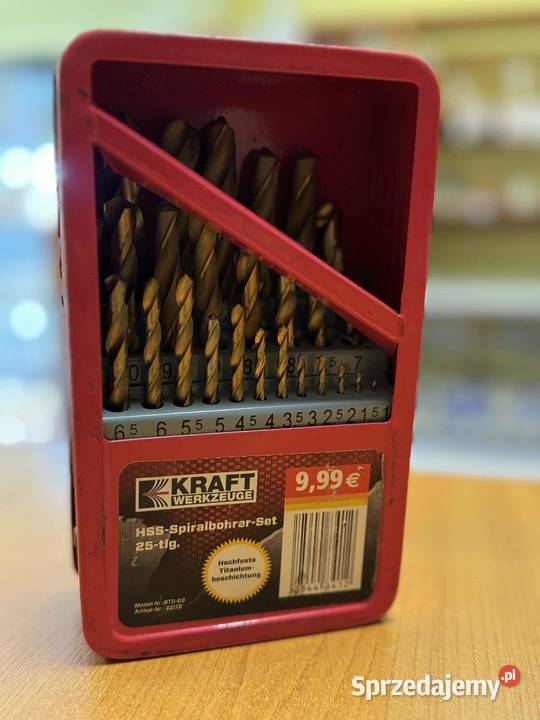 Zestaw wierteł do metalu 113mm 25 Elbląg