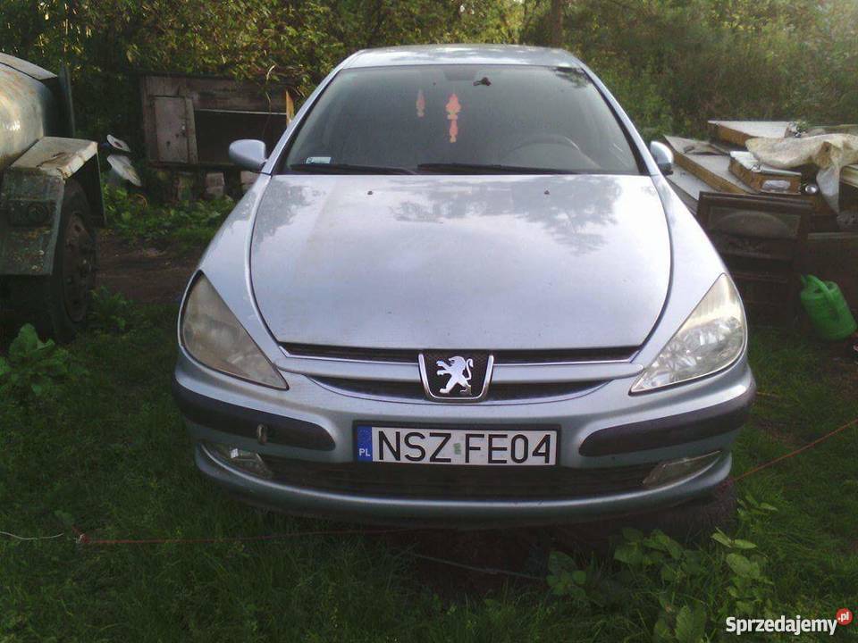 Sprzedam peugeota 607 uszkodzony silnik lpg 4 Pasym