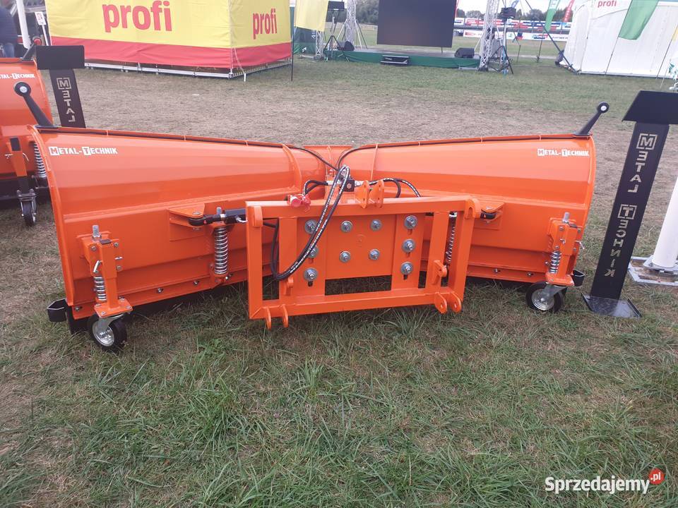 Duży mocny pług do śniegu do tura strzałka Metal