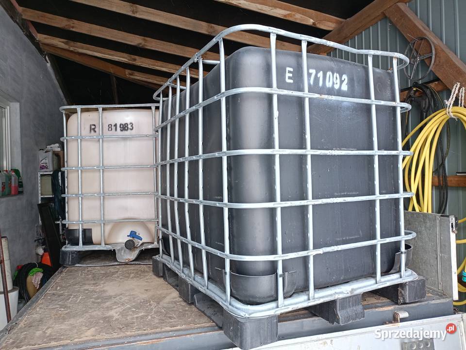 Zbiornik beczka na wodę mauzer 1000L Kolbuszowa