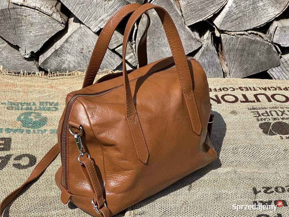 Torebka kuferek Boston Fossil Vintage na ramię 34cm Warszawa