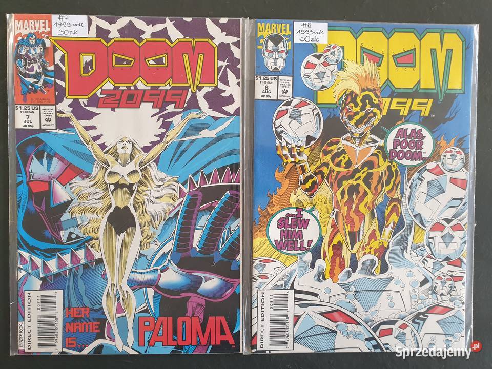 Doom zestaw 10 komiksów Marvel USA Gdynia sprzedam
