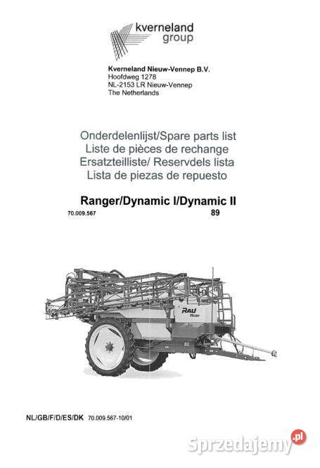 Kverneland Vicon Rau Ranger Dynamic Dynamic II Poradniki, albumy i reportaże Kielce