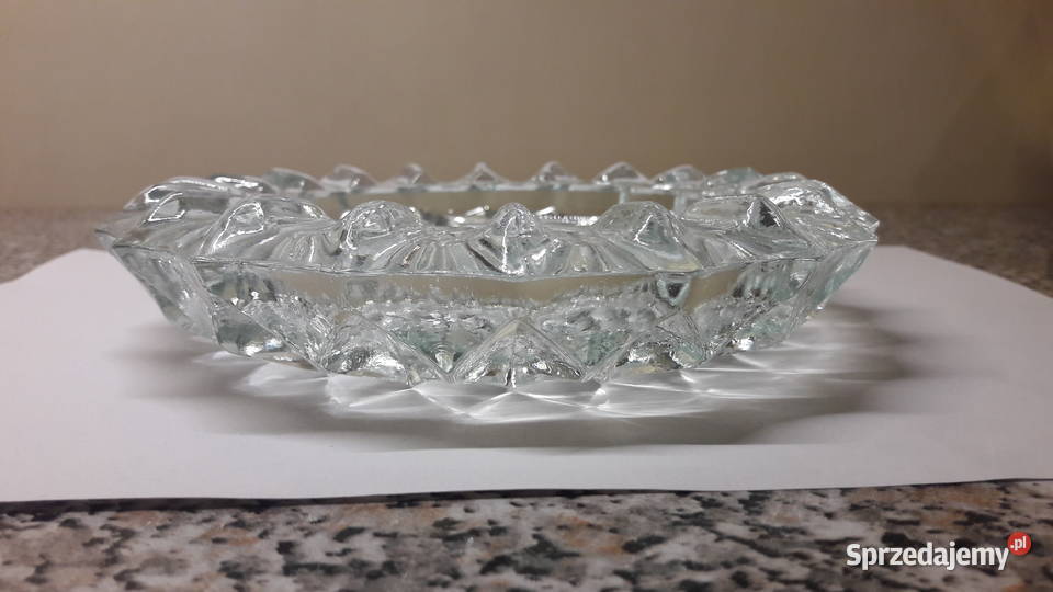 Popielniczka z kryształu fi 18 Porcelana i szkło Głuchołazy