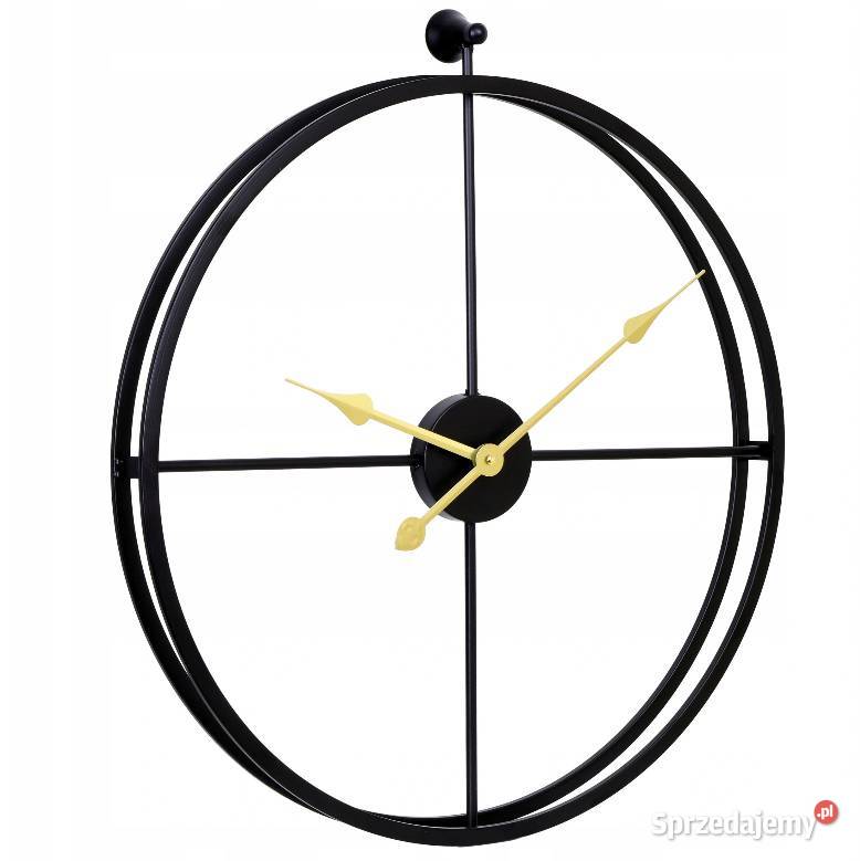 ZEGAR ŚCIENNY LOFT METALOWY RETRO Czarny 55 Choroszcz sprzedam