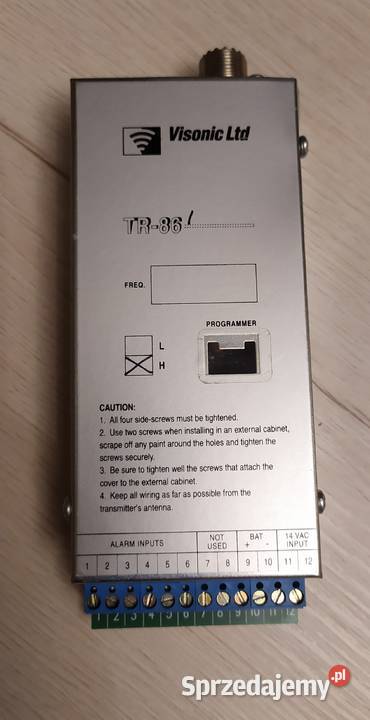 Nadajnik alarmowy TR86 Visonic 160MHz lubuskie