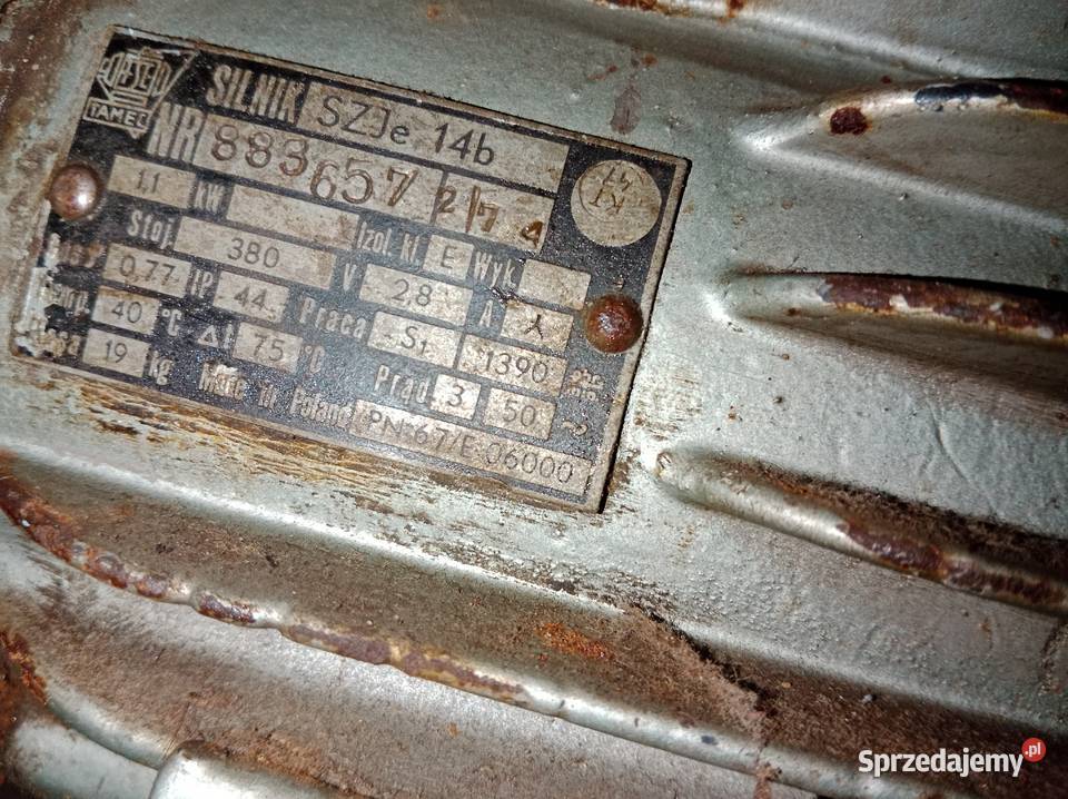 Silnik elektryczny 11kw SZJe 14b Poddębice