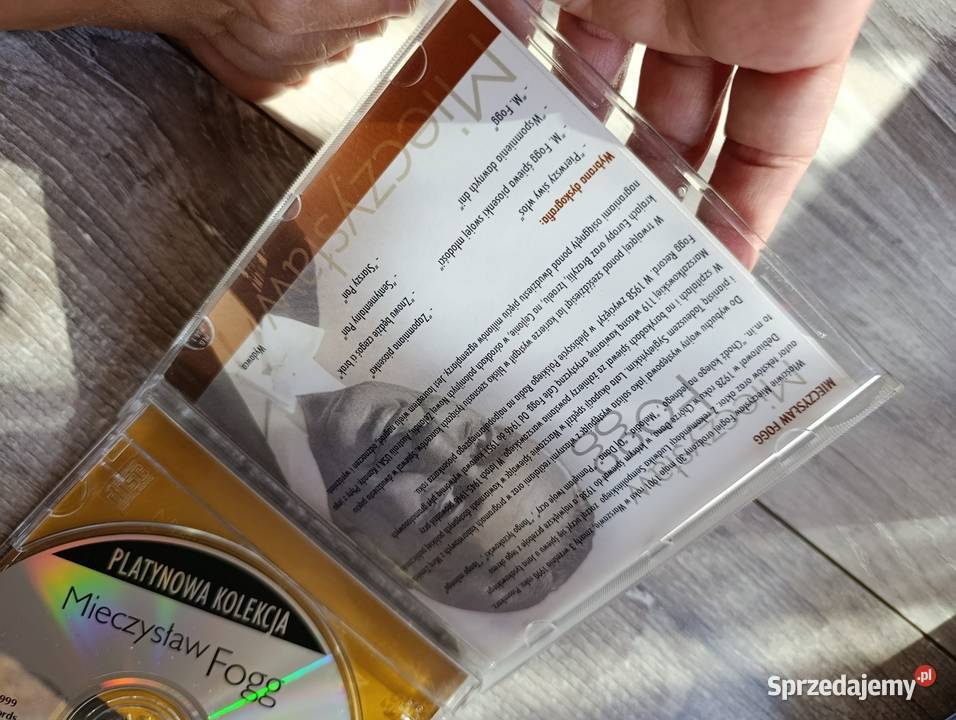Mieczysław Fogg złote przeboje platynowa CD Płyty i kasety sprzedam