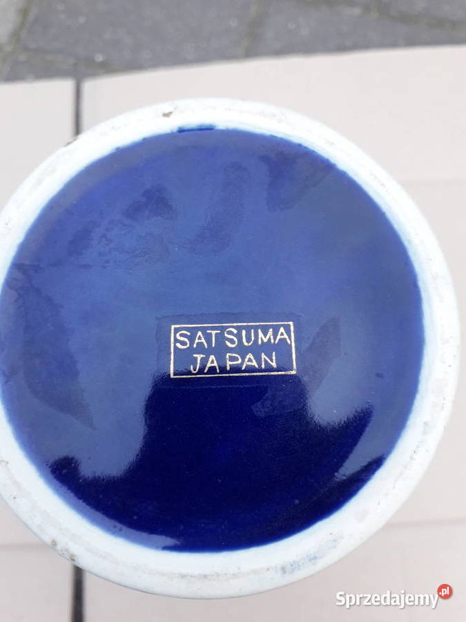Wazon kobaltowy w stylu Cutani Warszawa