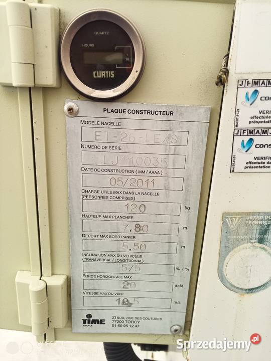 Podnośnik koszowy podest ruchomy Białystok