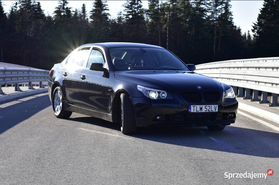 BMW E60 22 benzyna DRUGI WŁAŚCICIEL IMPORT Z czujnik parkowania Bliżyn