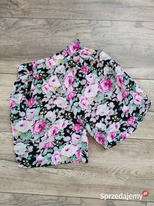 Spodenki w kwiaty Vintage 32 34