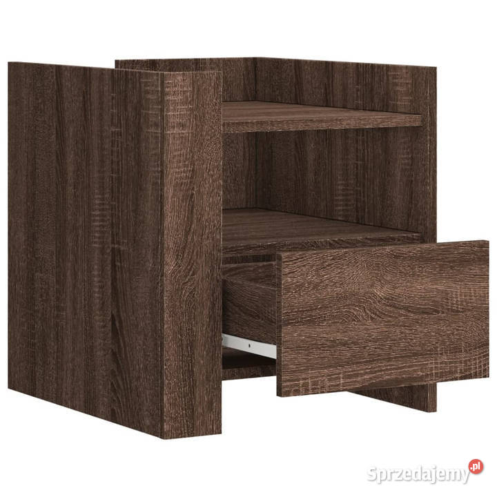 Szafka nocna brązowy dąb 45x50x50 materiał Warszawa