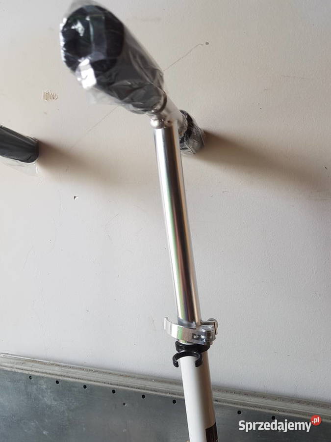 Hulajnoga duża SCOOTER Duże Koła Czarna biała Głogowa