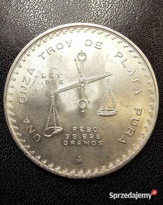 Moneta Meksyk 1980 1 uncja srebro Przemyśl