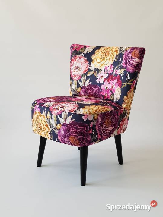 wygodny fotel w kwiaty Fotele Opole
