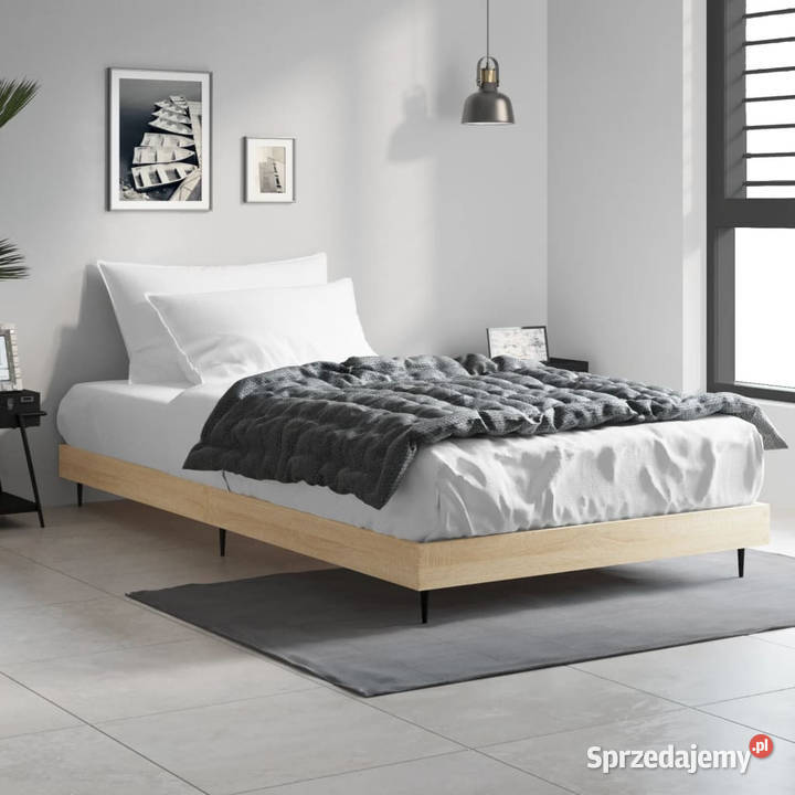 Łóżko bez materaca dąb sonoma 90x190 WM832304 193cm Warszawa