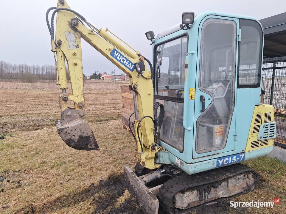 Minikoparka Yuchai YC157 Kubota Sędziszów