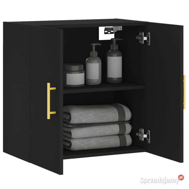 Szafka wisząca czarna 60x31x60 materiał Warszawa sprzedam