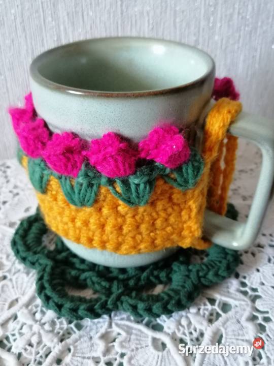 Osłonka ocieplacz i podkładka pod kubek Prezent