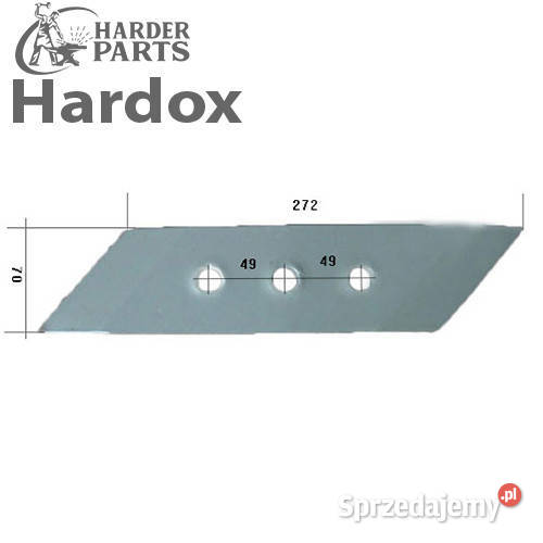 Dłuto 100hektarów HARDOX 200610P części do pługa podlaskie Suwałki
